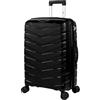 JASLEN - Valigia Media da Viaggio Rigide. Trolley Medio con 4 Ruote Materiale PP Valigia Media Rigida in Offerta Resistente e Super Leggero - Robusta Valigia 20 kg TSA, Nero