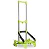 SV-15 BE BOX SJ SEVEN - CARRELLO TROLLEY ORTA ZAINO TRIPLE RUOTE - VERDE FLUO