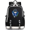 LKY STAR Zaino Blue Lock Anime, Design Nero e Bianco, 45x31x16 cm, Spallacci Imbottiti Traspiranti
