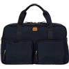 Bric's Borsone X-Collection, Borsa da Viaggio Leggera e Robusta, Bagaglio a Mano in Nylon, Tracolla Removibile, Dimensioni 46x24x22 cm, Ocean Blue