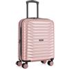 NPLE Krypton - Trolley S Espandibile Bagaglio a Mano, 55 x 40 x 20 cm, con TSA, Con cerniera espandibile 5 cm 35/41 L, super leggero 2,4 kg (Rose, Bagaglio a mano 55x40x20cm)