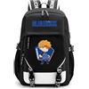 LKY STAR Anime Blue Lock Sacchetto di Scuola Daypack Zaino Viaggio Backpack da Scuola Zainetti per Ragazze Donna