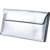 XUCZHAI Portafoglio lungo da donna in pelle, grande capacità, ultra sottile, semplice, multifunzionale, pochette da donna(Silver)