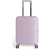 CREATE / LUGGAGE STUDIO/Valigia rigida pieghevole in policarbonato lavanda / 37.5x24x54cm / Lucchetto TSA, 4 ruote doppie multidirezionali, materiali resistenti