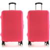 Cazqgoy 2pcs Custodia Protettiva per Valigia,Custodia protettiva per valigia, da viaggio, custodia elastica per bagagli, custodia protettiva（Rosa,XL:29-32Pollici）