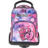 Shout Kittylove | Zaino Trolley Sganciabile da Scuola Elementare e Media per Bambini con Ruote in Gomma Zainetto da Bambino o Bambina - Trolley D-Touch