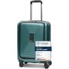 REDOLZ Bagaglio a mano con scomparto laptop | Valigia ultra leggera 40 x 23 x 55 cm con apertura frontale | espandibile da 45 a 55 litri | solo 3,2 kg (Essentials 14)