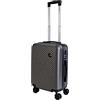 CABIN GO CABIN 5508 Valigia Trolley ABS, bagaglio a mano 55x37x20, Valigia rigida, guscio duro e antigraffio con 8 ruote.
