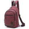 FANDARE Casual Sling Bag Zaino Studente Sport Portatile Viaggio Borsa a Tracolla Lovers Grande Capacità Multifunzione Traspirante Tela Rosso