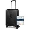 REDOLZ Valigia rigida bagaglio a mano | Trolley piccolo 40 x 20 x 55 cm in polipropilene leggero e resistente | 4 ruote & lucchetto TSA | ultraleggera solo 2,66 kg (Essentials 14)