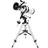 Skyoptikst Telescopio astronomico Newtionan ad alta potenza, 750 x 150 mm, con montatura equatoriale, stella, pianeta, luna, Saturno, Giove