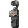 Xtra Edge Xtra Muse, videocamera Vlogging con video CMOS da 1 e video 4K/120fps, fotocamera tascabile con stabilizzatore cardanico a 3 assi, messa a fuoco rapida, monitoraggio faccia/oggetto, fotocamera