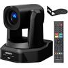 Runpu Church Studio Broadcast SDI NDI 4K 20X Zoom ottico PTZ Camera PoE - Conferenza di monitoraggio automatico AI con HDMI LAN USB3.0 USB2.0 per eventi Sport Podcast Live Streaming RP-HD66K-20N