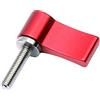NovelGoal Vite a mano regolabile CNC M4 M5 M6* 12mm 17mm 20mm Viti di bloccaggio strette per fotocamera DSLR 15mm Asta guida Seguire gli accessori di messa a fuoco (M5x20mm, rosso)