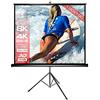 Alphavision*Business Alphavision Stativleinwand 180 x 180 Centimetri Mobile Beamer Leinwand incl. Stã¤Nder - Stabile Ausfã¼Hrung - Formato 1: 1 4: 3 16: 9
