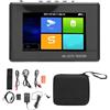 Fafeicy Tester CCTV Polso, Touch Screen IPS Trasparente 4 Pollici, Dispositivo di Test Fotocamera Portatile con Batteria a Lunga Durata e Uscita PoE, per la Manutenzione del (Spina UE 100 a 240 V)