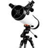 RENYUEH Telescopi per adulti, telescopio rifrattore astronomico, rifrattore astronomico con treppiede, telescopio da viaggio compatto e portatile, per bambini principianti, con 2 oculari