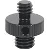 NovelGoal Vite per fotocamere da maschio a maschio da 1/4 '' a M8 pollici treppiede adattatore a sgancio rapido per specchietti retrovisori per moto DSLR
