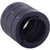 YLHKLFJJ Set di 3 anelli for tubo di prolunga for macro for attacco for Pentax K Kx Km K10D K20D K100D K200D K7 K-3 K5 for obiettivo for fotocamera DSLR e SLR