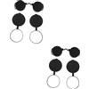 Garneck 3PCS Coperchio Protettivo in Gomma Per Lenti Di Monoculare e Binocolo - Accessorio Impermeabile e Antipolvere Per La Massima Protezione Delle Ottiche