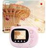 Tomantery Kid Istant Camera, Originalità Fumettoni Farmetti Fotografici WiFi Sincronizzata Fotocamera di Stampa Pratica per i Regali di Compleanno per Bambini e Bambini