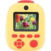 Naroote Fotocamera Istantanea, Stampa Istantanea con Fotocamera Digitale Registrazione Video LED LED Design Arrotondato AutoFocus 26MP HD con Scheda di Memoria da 32 G per Regali di Natale per