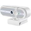 LEIYTFE 2K HD Web Cam Con Microfono Integrato, Telecamera Del Computer Video, Camera USB Di Vista Di 90° Per La Conferenza Di Chiamata Online Che Studia, Progettazione Di Rotazione(2K)