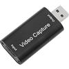 Bewinner Scheda di Acquisizione Video HDMI, Convertitore Audio Video da HDMI a USB 4K, Scheda Cam Link 1080P Adattatore Scheda di Acquisizione Giochi Dispositivo di Acquisizione