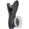 Homoyoyo Kit Lenti Macro per Telefono 12x 24x 2 in 1 in Alluminio | Vetro Ottico, Clip Facile da Rimuovere, Riduce la Distorsione, per Smartphone e Tablet
