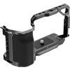 Generico Compatibile con Sony ZV E10 Gabbia for fotocamera Impugnatura in silicone Tipo Arca QR Base in metallo Rig video for gimbal RS