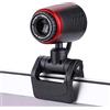 Fdit Webcam USB 2.0 Web Camera con microfono Rotazione a 360 ° Laptop USB PC Webcam, registrazione Videocamera Web professionale o videochiamate Registrazione conferenze per MSN/Yahoo /