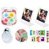 JXE Bundle Kit Accessori Compatibile con Fujifilm Instax Mini 11 Camera Films (Cornici, cornici da scrivania, cornici da parete, bordo adesivi, obiettivo per selfie, filtro obiettivo- BL