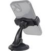 NovelGoal Supporto universale per telefono cellulare con clip per auto, accessori per telefono cellulare regolabile per telefono cellulare da 60-90 mm per base a testa a sfera da 17 mm (con base a