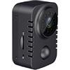 TIEOAXFT Mini action camera MD29 con stabilizzazione dell'immagine, visione notturna 1080P, rilevamento del movimento PIR(Camera add 64GB)