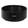 Generico 52MM PARALUCE METALLO standard metal lens hood allluminio parasole 52 MM compatibile con Canon Fujifilm Nikon Olympus Panasonic Samsung Pentax Sigma Tamron Tokina Sony obiettivo