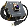 ELP Modulo fotocamera USB grandangolare da 48 MP 200 ms Veloce Autofocus Webcam Board 100 gradi No distorsione Lens PC CAMERA Mini UVC USB2.0 Backup Cam UHD Seconda Webcam 6000P Lightburn Camera per