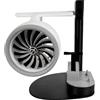 Fuhjythy Desktop Jet Fan Turbofan Ventola USB Turbofan Engine Forma Stampa 3D Turbofan Engine Modello Giocattolo