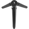 Generic Treppiede da Tavolo, Treppiede Piccolo con Vite da 1/4 di Pollice 19 Cm in Plastica Nera Portatile Regolabile con Luce di Riempimento Treppiede da Tavolo Treppiede da Tavolo per