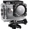 LUCKDANO Action Camera Videocamera Mini DV a 7 Colori 1080P HD Schermo da 2,0 Pollici con Custodia Supporto per Bici per la Registrazione Subacquea di Sport Ciclistici (BLACK)