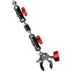 Tmboryuu Staffa per fotocamera regolabile resistente 13-48 mm Testa di presa per ringhiere Treppiedi Attrezzatura Studio Morsetto per fotocamera Lega di alluminio