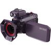 EaseSunny Videocamera 4K, leggera videocamera digitale 4K UHD con sensore di immagine da 53 MP, zoom ottico 50X per foto (viola)