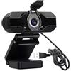 NGBFF Mini webcam 1080P Full HD for computer, webcam USB con microfono antirumore