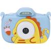 Acouto Telecamera per Bambini per Bambini Fotocamera Digitale per Bambini per Bambini 2.4 Pollici di Registrazione Video 1080p Flash a LED Zoom 8x con Cordino per il Divertimento (BLUE)