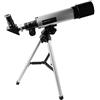 Generic Treppiede telescopico astronomico rifrattivo ad alta definizione, apertura 50 mm, lunghezza focale 360 mm, ingrandimento massimo 90X
