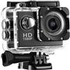 AMRTTWY Action Camera, Fotocamera subacquea multifunzionale impermeabile, sport all'aria aperta, sport subacquei, DV,per Ciclismo, Moto