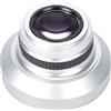 Pyhodi 37mm 0,25X Super Fisheye Lens, Obiettivo Aggiuntivo in Lega di Alluminio Macro Close Up Fisheye, Effetto a Vista Ampia Fotocamera in Vetro Ottico La Fotografia è per