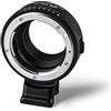 Viltrox Adattatore per obiettivo da NF a M4/3, anello di apertura per messa a fuoco manuale con adattatore per treppiede, compatibile con obiettivi Nikon F D S AI G Series su fotocamere Micro