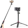 YIDOBLO Treppiede estensibile per telefono, bastone per selfie da 159,9 cm, supporto per Vlog con clip 2 in 1, treppiede per fotocamera a sfera a 360°, per tutti i telefoni Sony, DJI, Osmo Nano, Action Camera