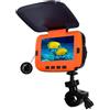 BJdfgE Fish Finder subacqueo portatile for la pesca sul lago ghiacciato Cavo da 4,3 pollici e 15 m 8 luci IR Telecamera 1000 TVL fissata sulla canna(7HCS - 15M Cable)
