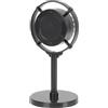 HOLIDYOYO Modello di Microfono Vintage in Abs Leggero Nero, Oggetto di Scena per Feste e Decorazione da Tavolo, Accessorio Fotografico per Studio e Giochi di Karaoke